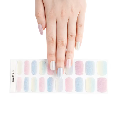 EZ NAILZ| CANDY - SEMICURED UV GEL NAIL STICKER KIT