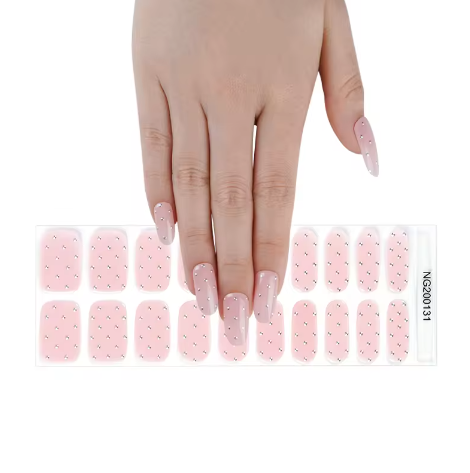 EZ NAILZ| PINK PUNK SEMICURED UV GEL NAIL STICKERS KIT