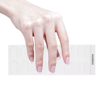 EZ NAILZ| TRANSPARENT EXTENSION - SEMICURED UV GEL NAIL STICKERS KIT